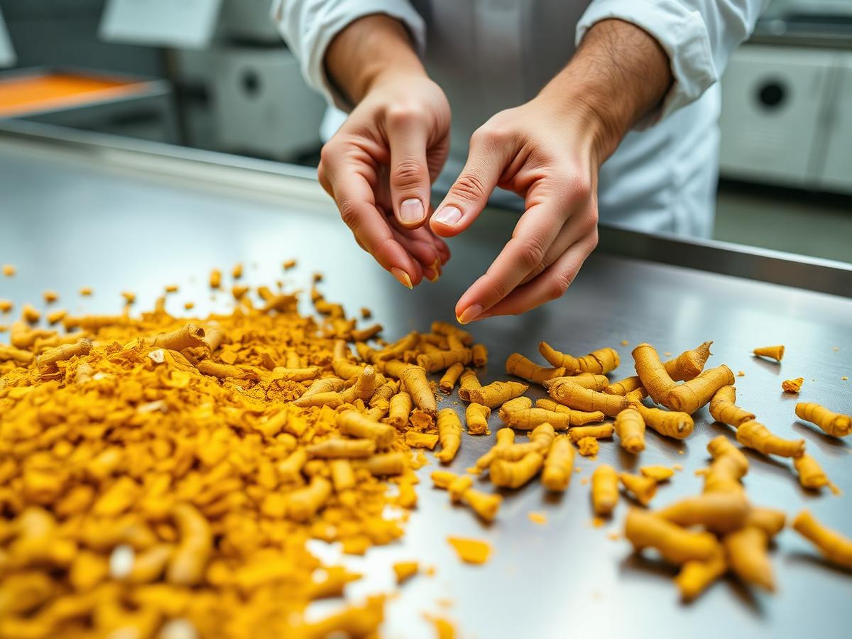 Turmeric quality inspection